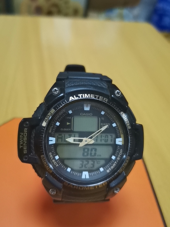 casio sgw-400h 气压温度表