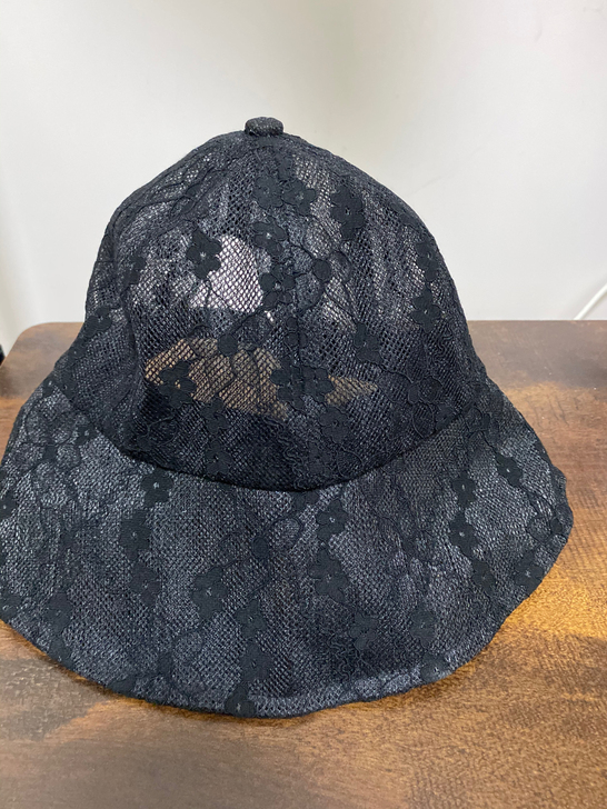 黑色透气防晒网帽