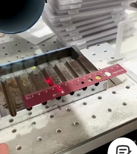 定制刻名字铝合金三角尺直尺带波浪线四件套装...