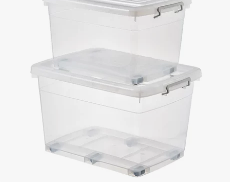 透明收纳箱 透明收纳箱塑料特大号衣服整理箱...