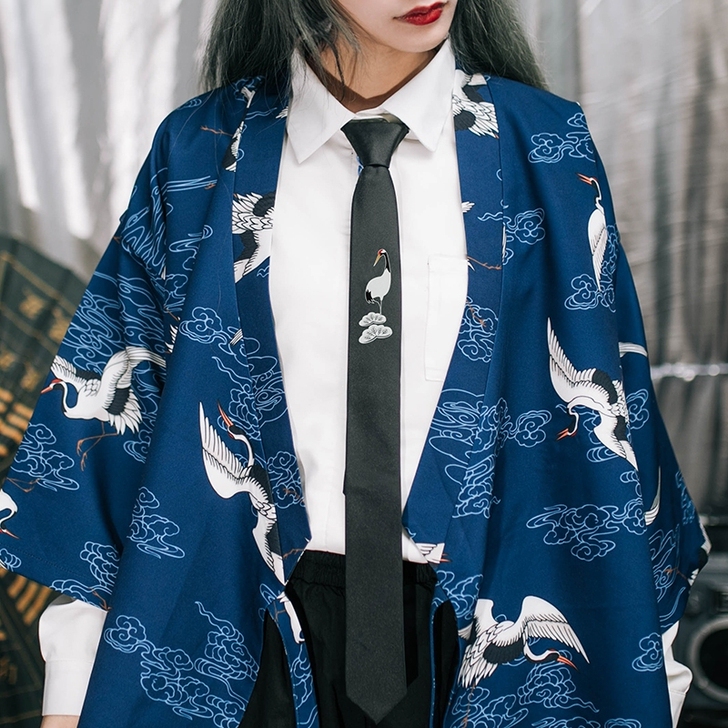 古怪社日式和风宽松外套L包邮