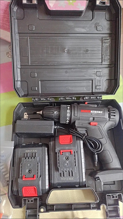 质保3年！全新手电钻充电钻大功率可打墙双速...