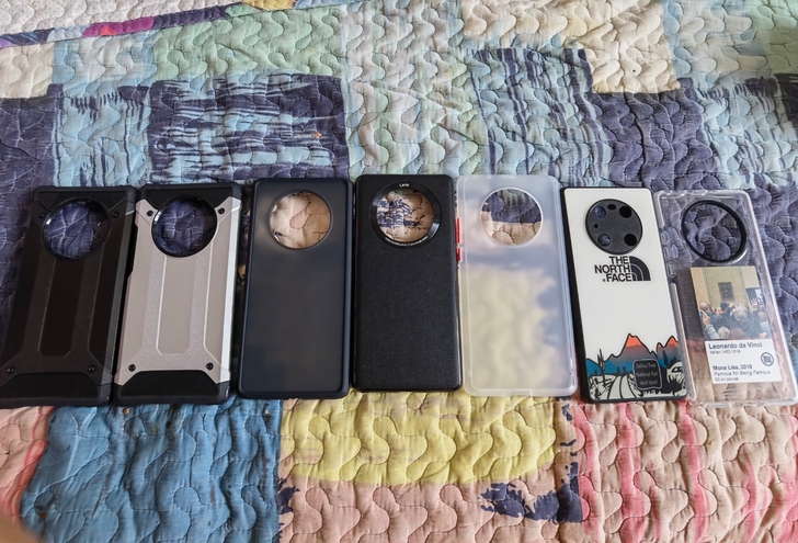七个华为mate40 pro 手机壳,基本...