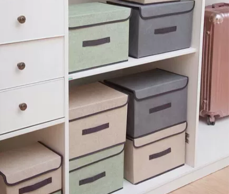 全新收纳盒布艺可折叠收纳盒抽屉式收纳盒整理...