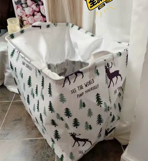 大容量收纳100L，折叠设计，收纳衣物，防...