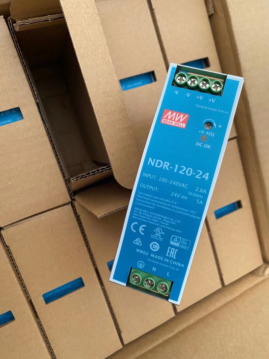 全新台湾明纬导轨开关电源 NDR-120-...