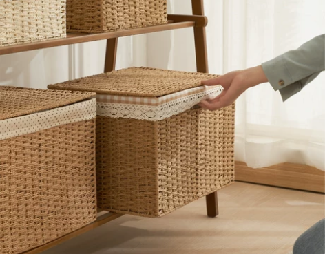 收纳箱家用衣柜整理储物盒子大容量衣服箱子装...