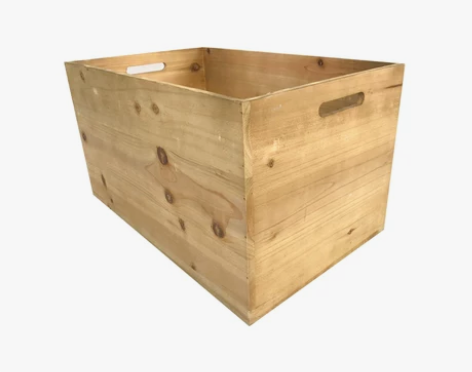 收纳箱 木箱子超市陈列木框箱水果展示实木密...