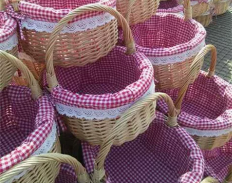 2019收纳箱零食收纳筐藤编收纳筐柳编篮子...