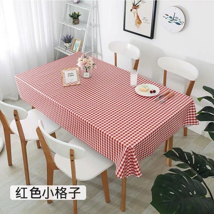 ins桌布防水防油防烫免洗pvc塑料台布学...