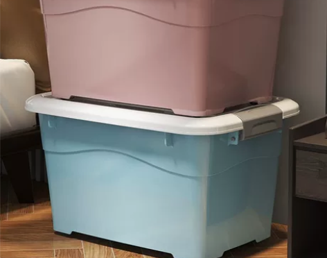 收纳箱带盖轮特大号整理箱玩具杂物储物箱家用...