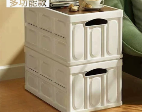 户外野营收纳箱可折叠摆地摊储物衣物车载整理...