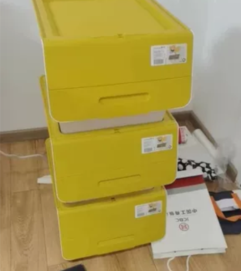 茶花收纳箱 整理箱  一组3个 有大小号，...