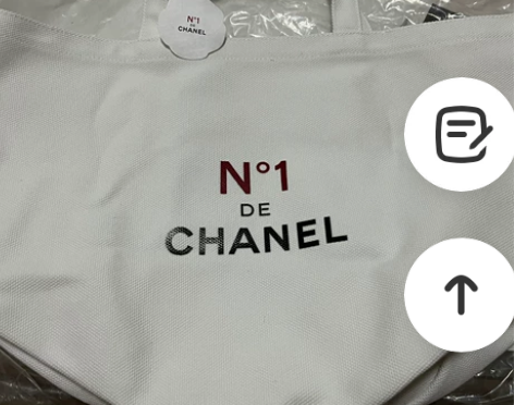 香奈儿红山茶花帆布袋 全新，非偏远地区包邮...