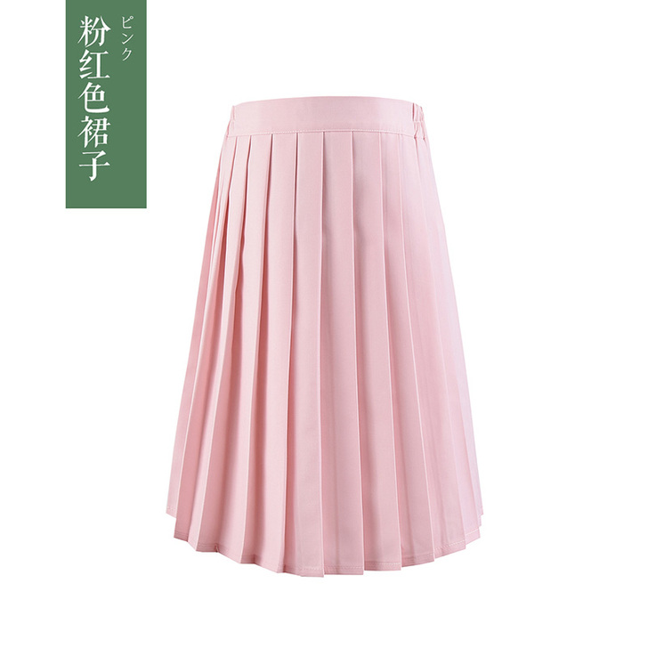 日系学院风JK制服裙软妹少女百褶裙百搭格子...