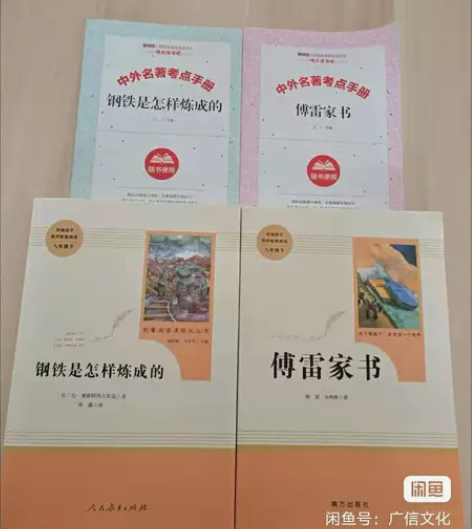 钢铁是怎样炼成的傅雷家书两本赠考点人教版八...