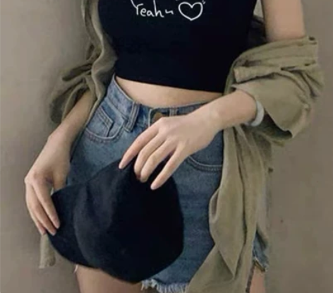 清仓处理出口日本100%纯棉女士百搭无袖工...