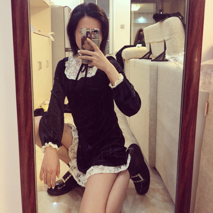 萝莉法式裙