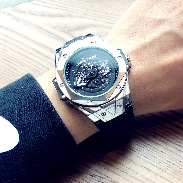 欧美风新概念时尚潮流男士手表防水学生表男大...