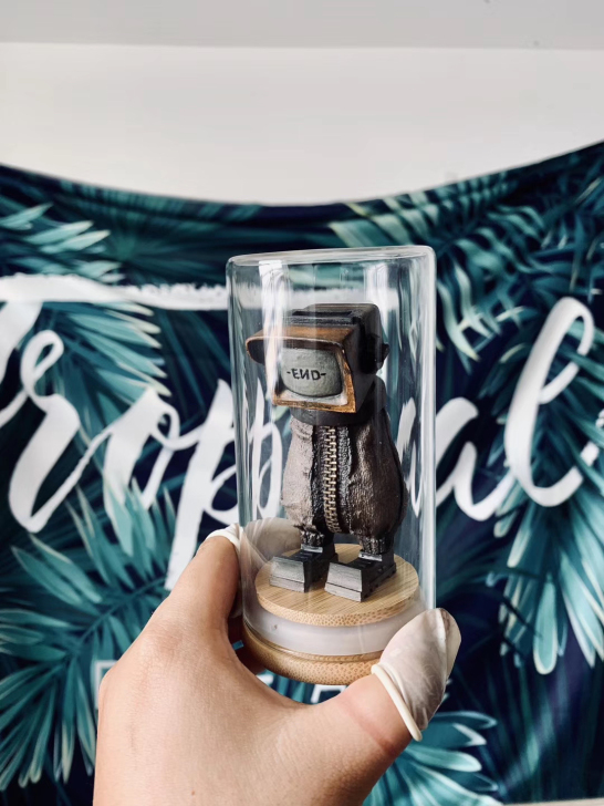 【涂装展示】一个非常低配的小机器人。