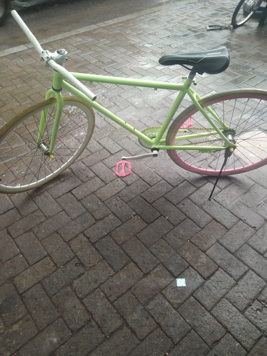 死飞自行车九成新