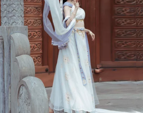 捌伍柒原创琼瑶公主异域风敦煌飞天改良汉服女...