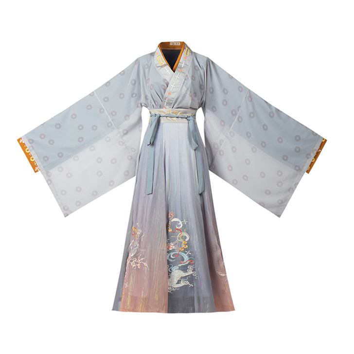 出社麟星瑶晋制汉服女原创正品魏晋中国风交领...