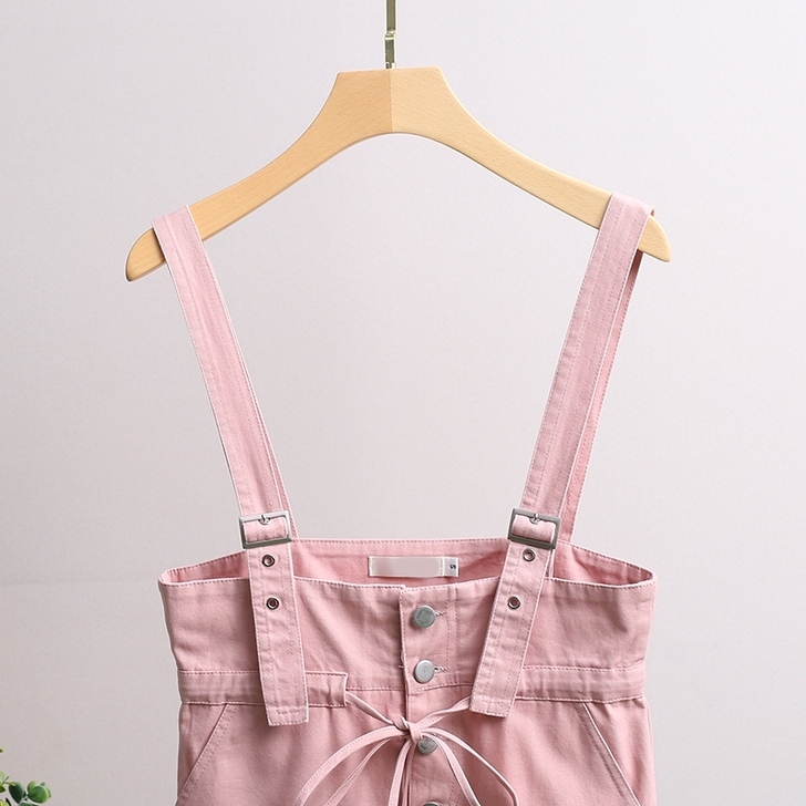 粉色背带裙xl码