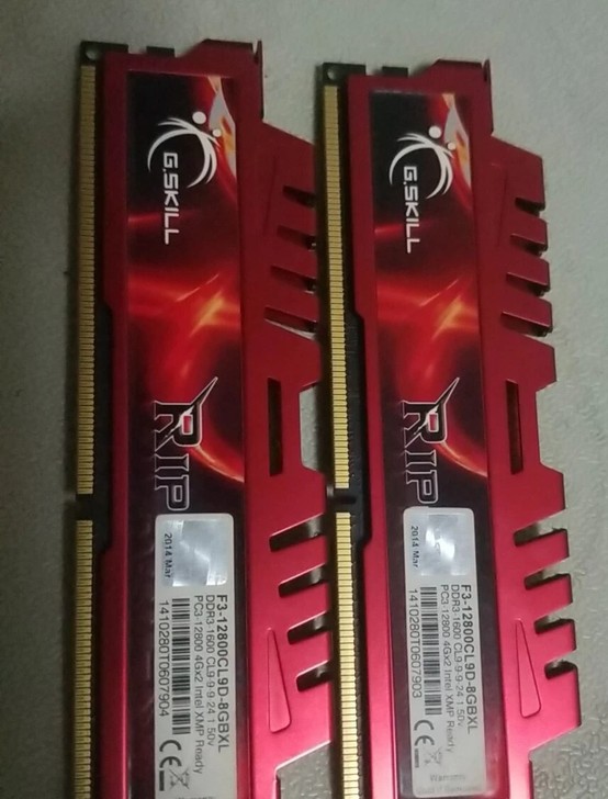 芝奇 ddr3 2014年的 4G