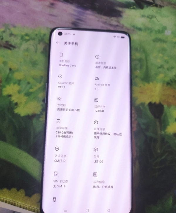 一加9Pro，12+256g，98新，高中...