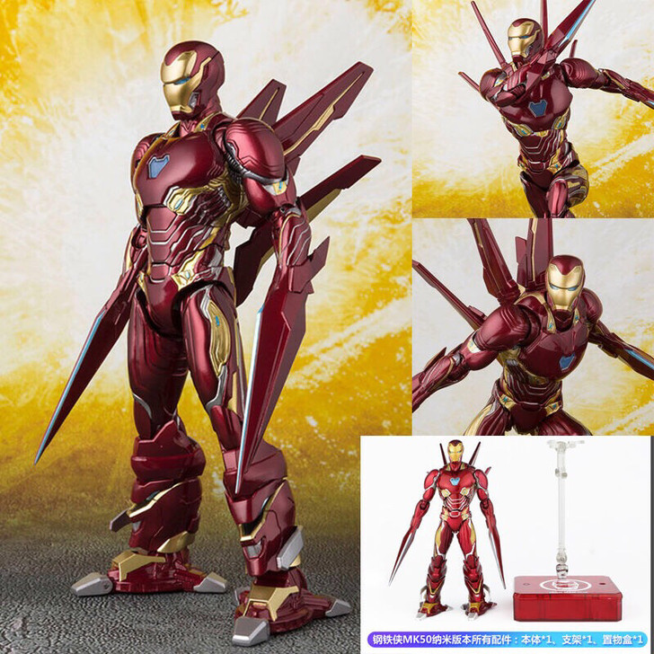 复仇者联盟4钢铁侠MK50武器套装版超合金...
