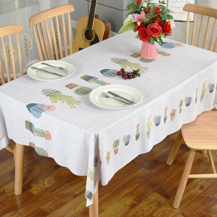餐桌布ins风防水防油免洗防烫餐桌布pvc...