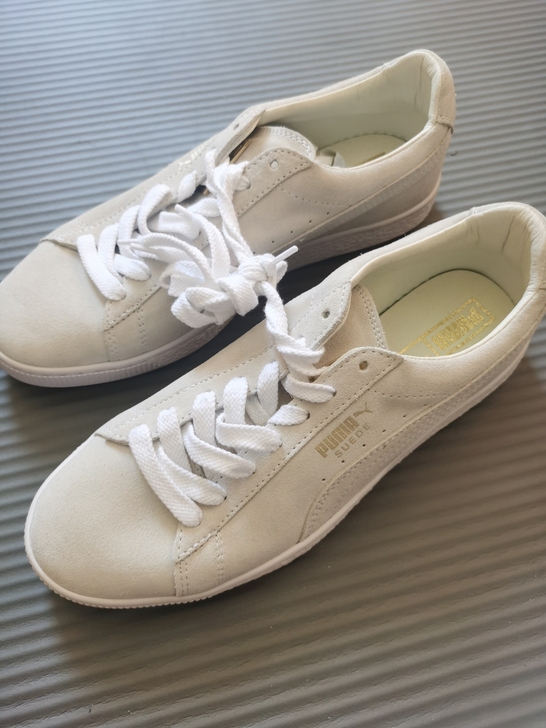 42码puma彪马淡色厚底小板鞋