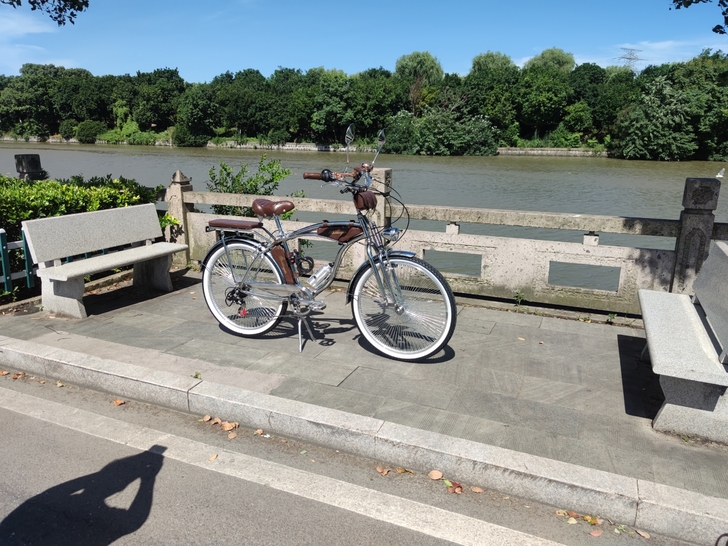 奥凯沙滩自行车，出口原装，全新