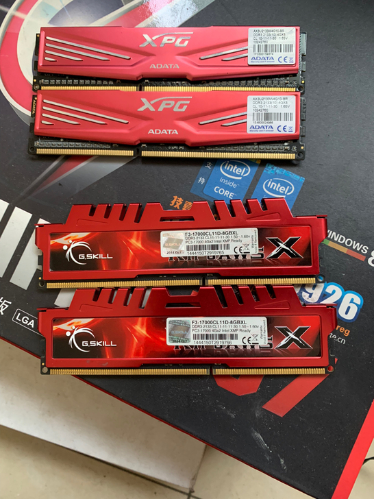 芝奇ddr3 2133 4gx2 8g 连...