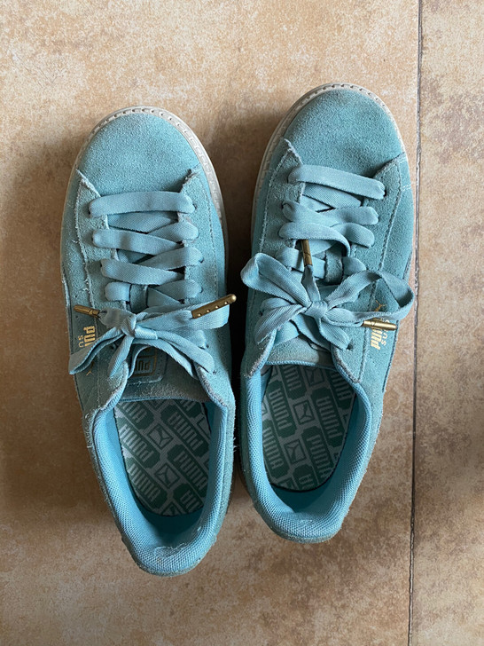 PUMA彪马 松糕鞋， 蓝色 39，蕾哈娜...