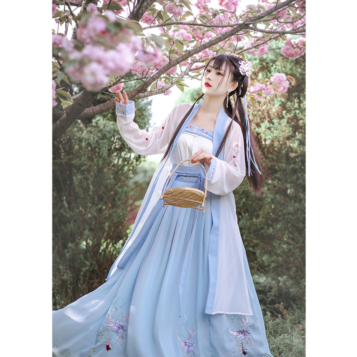 御篇 灼莲  宋制三件套4.5米摆