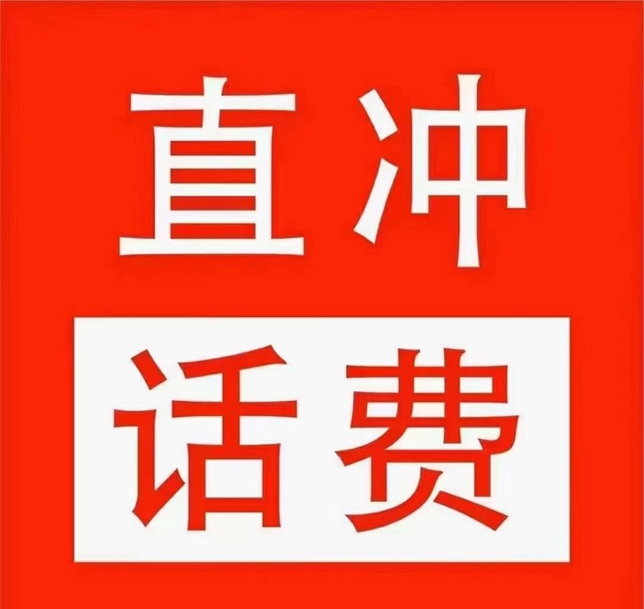 话费快充，先拍先充，100起充， 24小时...