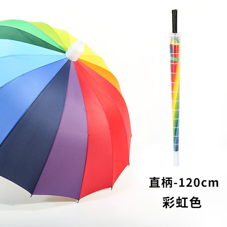 【狂欢价】男士24骨长柄雨伞大号双人加固超...