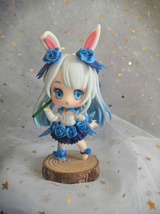 王者荣耀花间公孙离超轻粘土手办