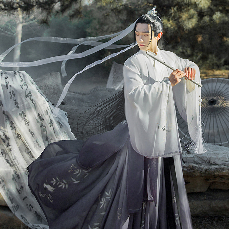 汉服男正品原创中国风汉服女侠客古装交领齐腰...