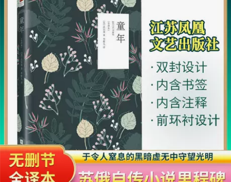 正版 童年 高尔基中文版儿童阅读经典书目小...