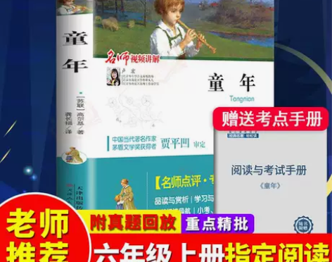 尾货清仓 六年级上必读书 童年 爱的教育 ...