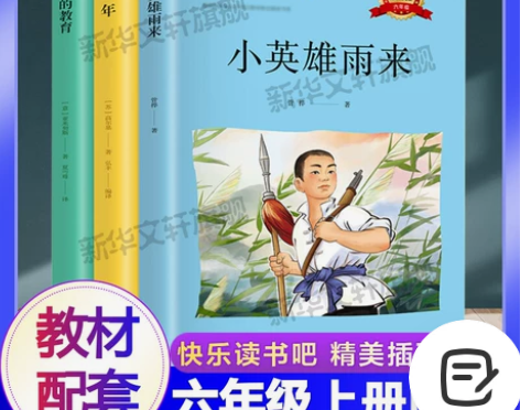 童年快乐读书吧六年级上册全套3册 爱的教育小