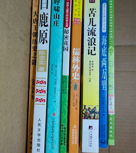 文学名著一本10元左右，6本55元包邮！送...