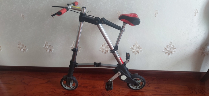 abike折叠自行车，可折叠放后背箱，闲置...