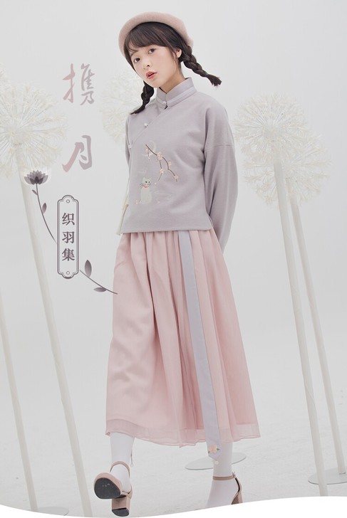 徐娇织羽集【携月】秋冬新款 日常改良汉服元...
