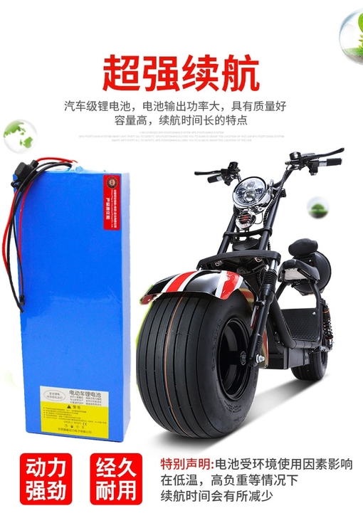 哈雷电动车电池，支持定制。
