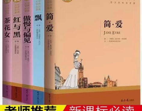 正版原著简爱飘红与黑傲慢与偏见茶花女世界名...