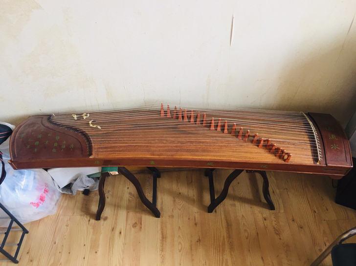 古筝  花四千多买的。